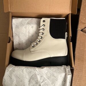 Seven7 footwear Jadon boots in Ivory. Various sizes